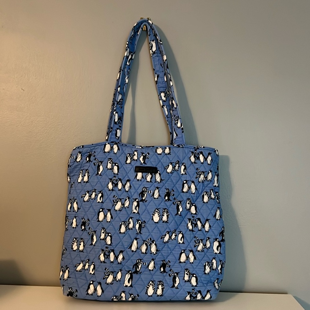 Vera Bradley Playful Penguins Tote Bag